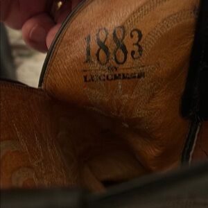 Lucchese Black Cowboy Boots
